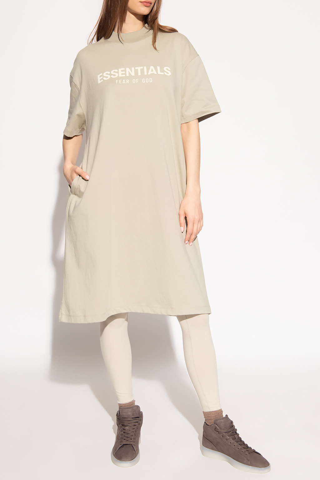 Green Dress with logo Fear Of God Essentials - encima estos